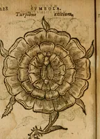 An illustration from Symbola heroica m. Clavdii Paradini, Belliiocensis canonici, et d. Gabrielis Symeonis : multo, quàm antea, fidelius de gallica lingua in latinam conuersa (1600)