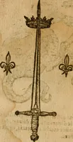 An illustration from Symbola heroica m. Clavdii Paradini, Belliiocensis canonici, et d. Gabrielis Symeonis : multo, quàm antea, fidelius de gallica lingua in latinam conuersa (1600)
