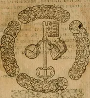 An illustration from Symbola heroica m. Clavdii Paradini, Belliiocensis canonici, et d. Gabrielis Symeonis : multo, quàm antea, fidelius de gallica lingua in latinam conuersa (1600)