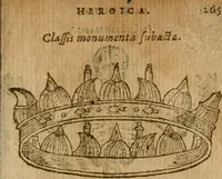 An illustration from Symbola heroica m. Clavdii Paradini, Belliiocensis canonici, et d. Gabrielis Symeonis : multo, quàm antea, fidelius de gallica lingua in latinam conuersa (1600)