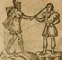 An illustration from Symbola heroica m. Clavdii Paradini, Belliiocensis canonici, et d. Gabrielis Symeonis : multo, quàm antea, fidelius de gallica lingua in latinam conuersa (1600)