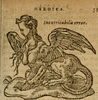 An illustration from Symbola heroica m. Clavdii Paradini, Belliiocensis canonici, et d. Gabrielis Symeonis : multo, quàm antea, fidelius de gallica lingua in latinam conuersa (1600)