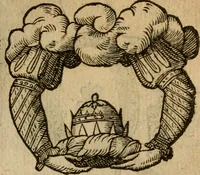 An illustration from Symbola heroica m. Clavdii Paradini, Belliiocensis canonici, et d. Gabrielis Symeonis : multo, quàm antea, fidelius de gallica lingua in latinam conuersa (1600)