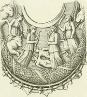 An illustration from Symbolica Dianae Ephesiae statua (1688)