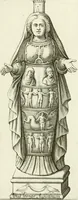 An illustration from Symbolica Dianae Ephesiae statua (1688)