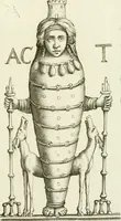 An illustration from Symbolica Dianae Ephesiae statua (1688)