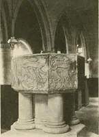 An illustration from Symbolism of animals and birds represented in English church architecture (1913)