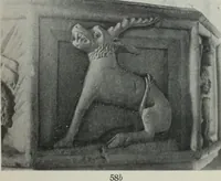 An illustration from Symbolism of animals and birds represented in English architecture (1913)