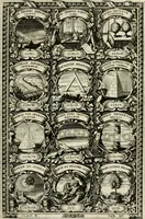 An illustration from Symbolographia, sive, De arte symbolica : sermones septem (1702)