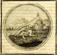 An illustration from Symbolor & emblematum ... centuria una [-quarta] (1661)