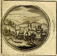 Picture 220 of 547 from Symbolor & emblematum ... centuria una [-quarta] (1661), leaf 254