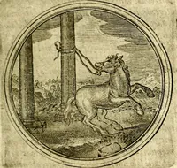 An illustration from Symbolor & emblematum ... centuria una [-quarta] (1661)