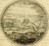 An illustration from Symbolor & emblematum ... centuria una [-quarta] (1661)