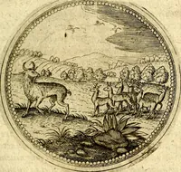 Picture 253 of 547 from Symbolor & emblematum ... centuria una [-quarta] (1661), leaf 294