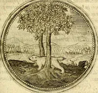 An illustration from Symbolor & emblematum ... centuria una [-quarta] (1661)
