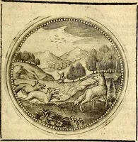 An illustration from Symbolor & emblematum ... centuria una [-quarta] (1661)