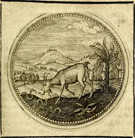 An illustration from Symbolor & emblematum ... centuria una [-quarta] (1661)