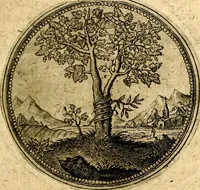 An illustration from Symbolor & emblematum ... centuria una [-quarta] (1661)