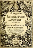 An illustration from Symbolor & emblematum ... centuria una [-quarta] (1661)