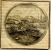 An illustration from Symbolor & emblematum ... centuria una [-quarta] (1661)