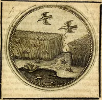 An illustration from Symbolor & emblematum ... centuria una [-quarta] (1661)
