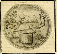 An illustration from Symbolor & emblematum ... centuria una [-quarta] (1661)