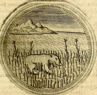 An illustration from Symbolor & emblematum ... centuria una [-quarta] (1661)