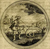 An illustration from Symbolor & emblematum ... centuria una [-quarta] (1661)