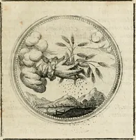 Picture 104 of 544 from Symboloru[m] & emblematum ex re herbaria desumtorum centuria vna[-quarta] collecta (1654), leaf 120