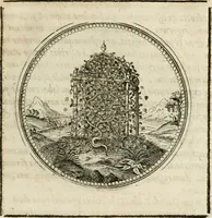 Picture 119 of 544 from Symboloru[m] & emblematum ex re herbaria desumtorum centuria vna[-quarta] collecta (1654), leaf 136
