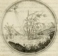 Picture 173 of 544 from Symboloru[m] & emblematum ex re herbaria desumtorum centuria vna[-quarta] collecta (1654), leaf 196
