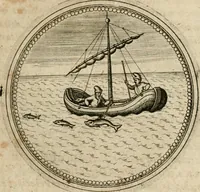 An illustration from Symboloru[m] & emblematum ex re herbaria desumtorum centuria vna[-quarta] collecta (1654)