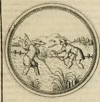 An illustration from Symboloru[m] & emblematum ex re herbaria desumtorum centuria vna[-quarta] collecta (1654)