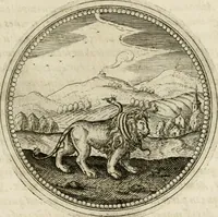 An illustration from Symboloru[m] & emblematum ex re herbaria desumtorum centuria vna[-quarta] collecta (1654)