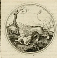 An illustration from Symboloru[m] & emblematum ex re herbaria desumtorum centuria vna[-quarta] collecta (1654)
