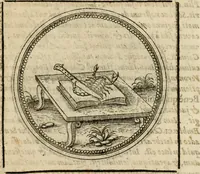 Picture 427 of 544 from Symboloru[m] & emblematum ex re herbaria desumtorum centuria vna[-quarta] collecta (1654), leaf 612