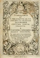 An illustration from Symboloru[m] & emblematum ex re herbaria desumtorum centuria vna[-quarta] collecta (1654)