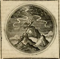 An illustration from Symboloru[m] & emblematum ex re herbaria desumtorum centuria vna[-quarta] collecta (1654)