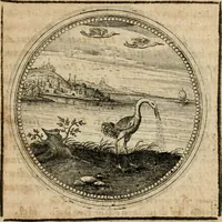 Picture 465 of 544 from Symboloru[m] & emblematum ex re herbaria desumtorum centuria vna[-quarta] collecta (1654), leaf 682