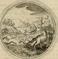 Picture 498 of 544 from Symboloru[m] & emblematum ex re herbaria desumtorum centuria vna[-quarta] collecta (1654), leaf 738