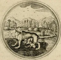 Picture 500 of 544 from Symboloru[m] & emblematum ex re herbaria desumtorum centuria vna[-quarta] collecta (1654), leaf 742