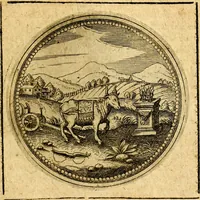 An illustration from Symbolorum et emblematum ... centuria una [-quatuor] (1654)