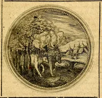 An illustration from Symbolorum et emblematum ... centuria una [-quatuor] (1654)