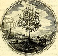 An illustration from Symbolorum et emblematum ... centuria una [-quatuor] (1654)