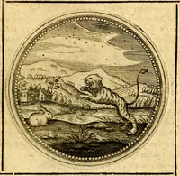 Picture 371 of 444 from Symbolorum et emblematum ... centuria una [-quatuor] (1654), leaf 496