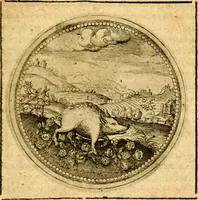 An illustration from Symbolorum et emblematum ... centuria una [-quatuor] (1654)