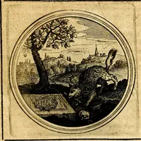 Picture 390 of 444 from Symbolorum et emblematum ... centuria una [-quatuor] (1654), leaf 524
