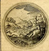 An illustration from Symbolorum et emblematum ... centuria una [-quatuor] (1654)