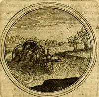 Picture 413 of 444 from Symbolorum et emblematum ... centuria una [-quatuor] (1654), leaf 566
