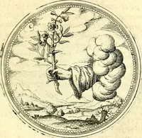 An illustration from Symbolorvm et emblematvm ex re herbaria desvmtorvm centvria vna (1590)